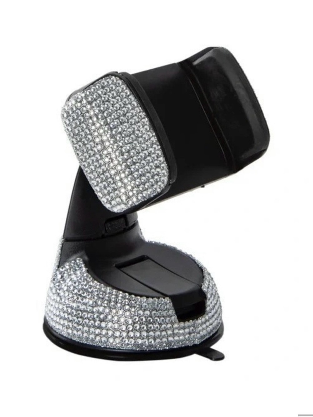 Sparkling Rhinestone Car Phone Holder Mount for Women Bling Dashboard Windshield